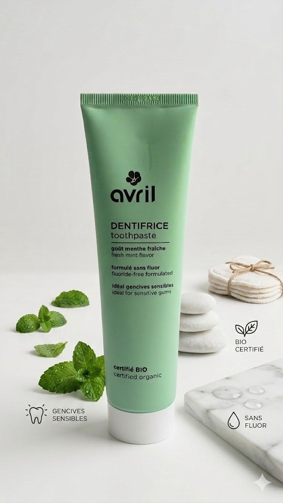 Dentifrice sans fluor à la menthe