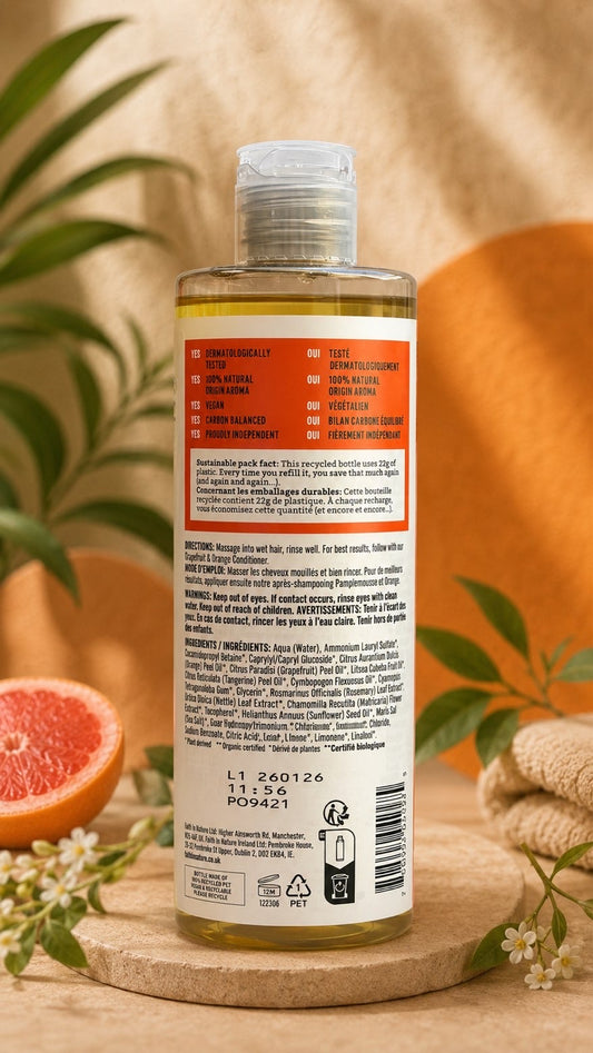 Shampoing - Pamplemousse et orange