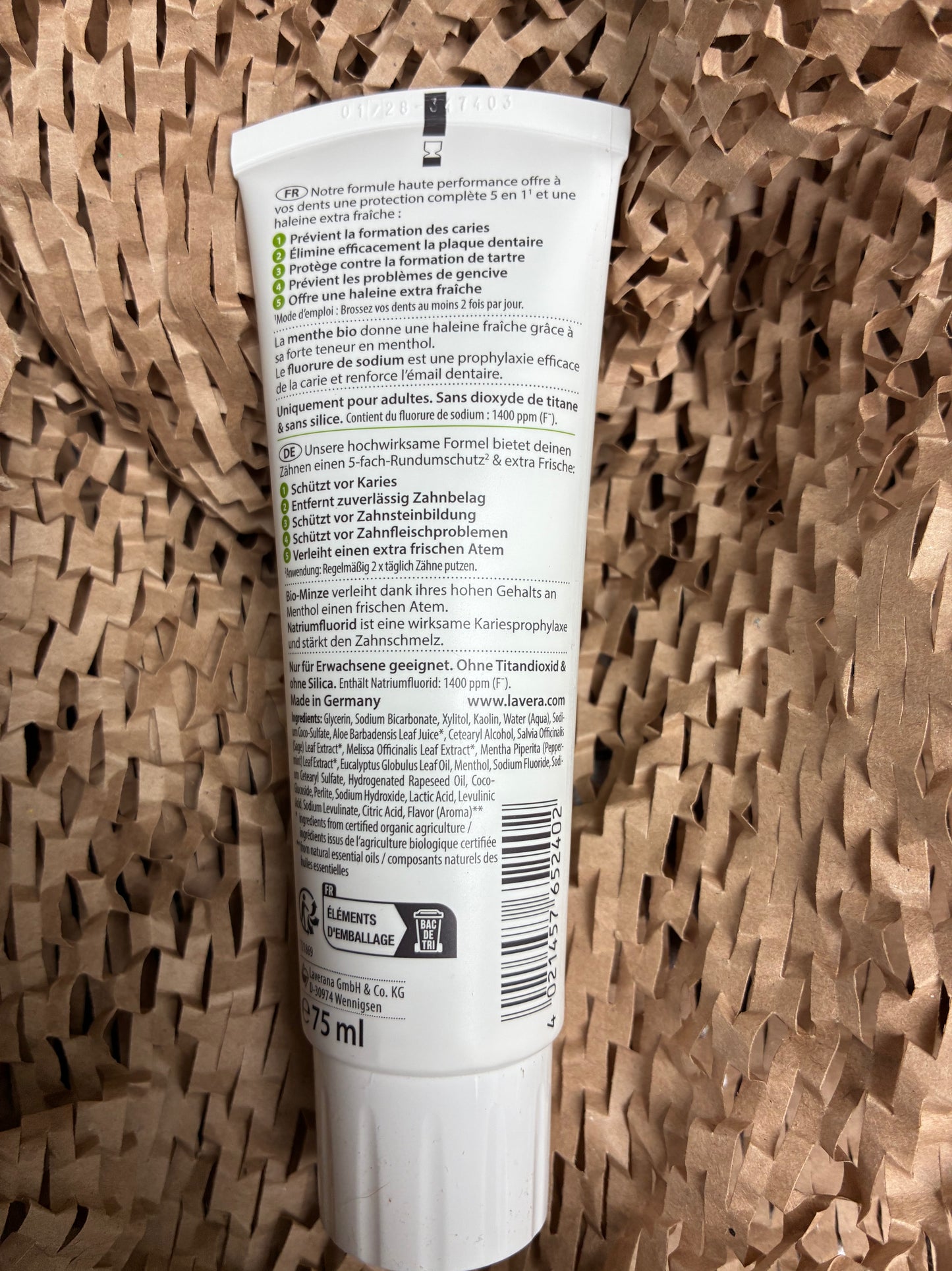 Dentifrice Soin complet
